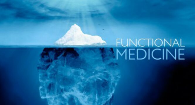 Funktionelle Medizin mit Eisberg-Analogie