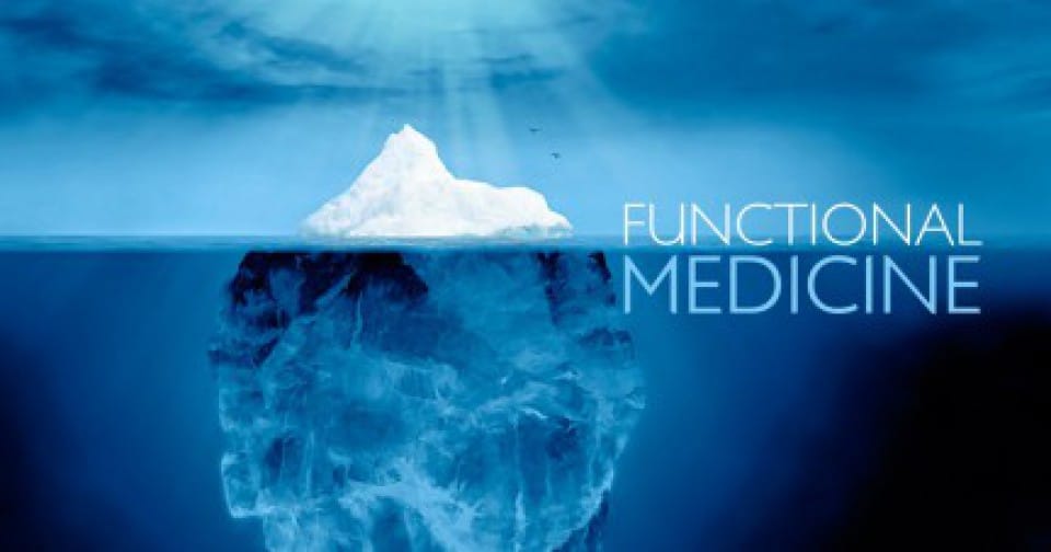 Funktionelle Medizin mit Eisberg-Analogie